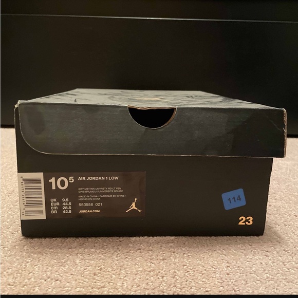 Jordan 1 low “Hare” 2015 size 10.5 - Picture 7 of 7